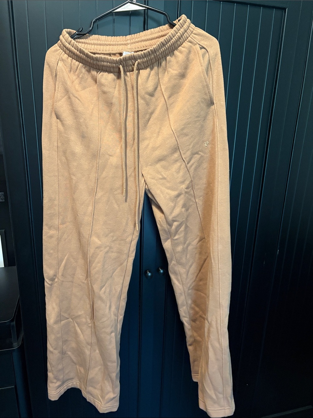 VS PINK wide leg sweatpants in light brown